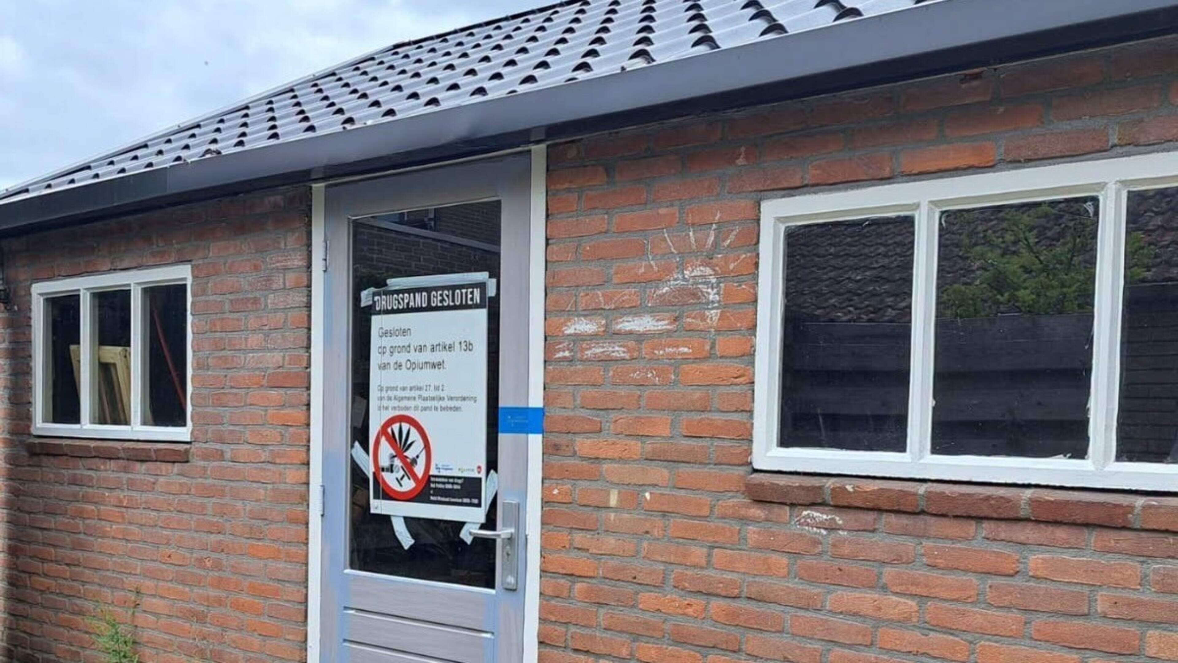 Burgemeester sluit schuur in Hoogeveen vanwege overtreding van de Opiumwet. ’We willen dergelijke il