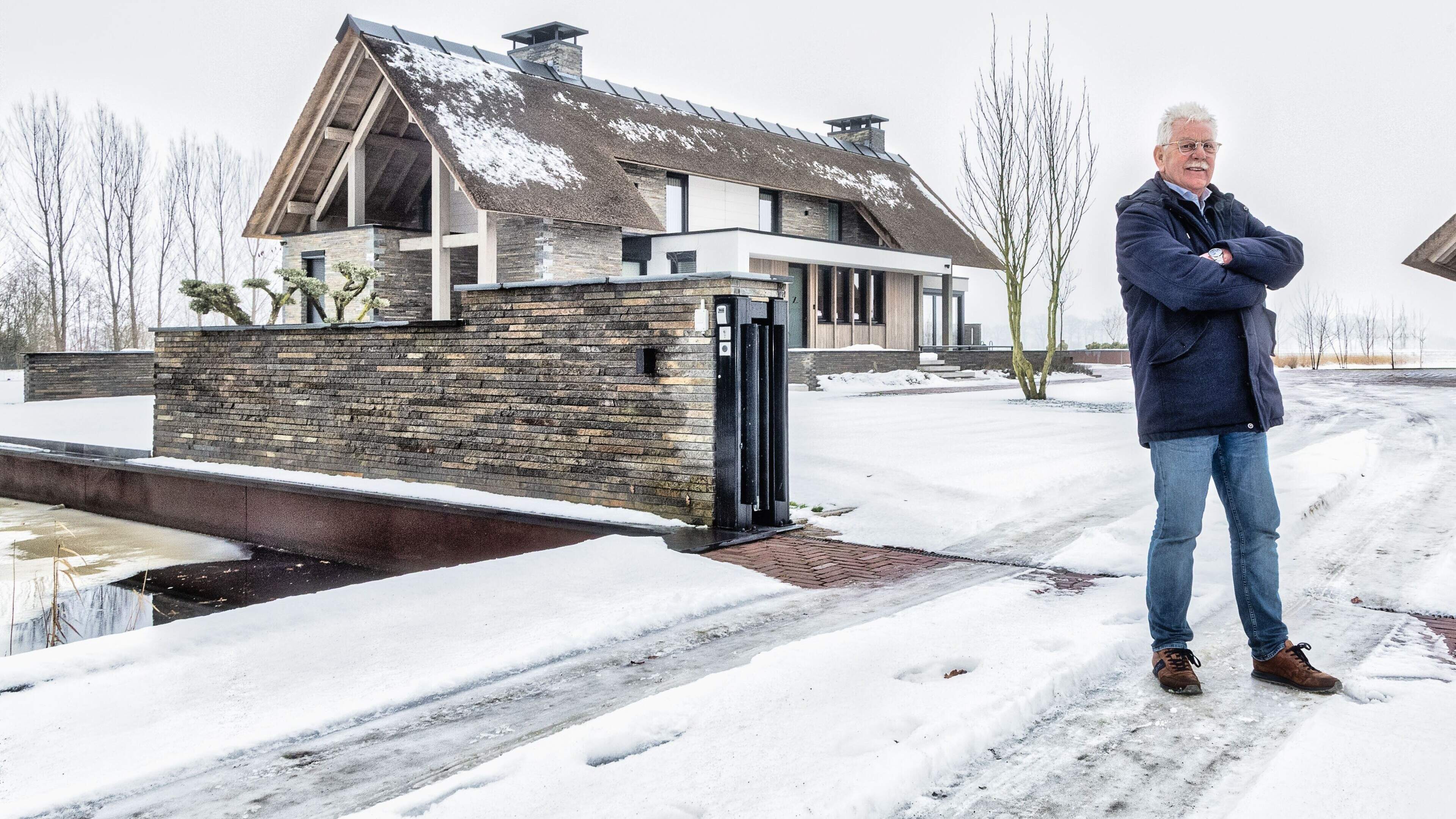 Thijs Zomer bouwt uniek huis bij de entree van Hollandscheveld: ‘Natuursteen is uit de hand gelopen 