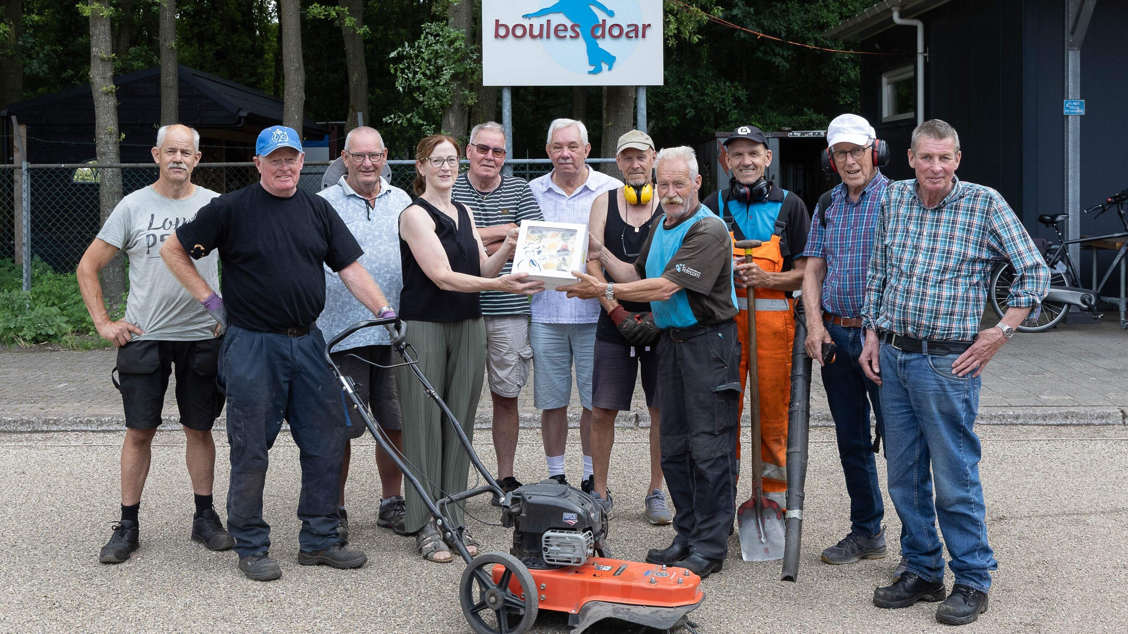 Klussers Boules Doar zorgen al jaren voor perfect onderhouden banen